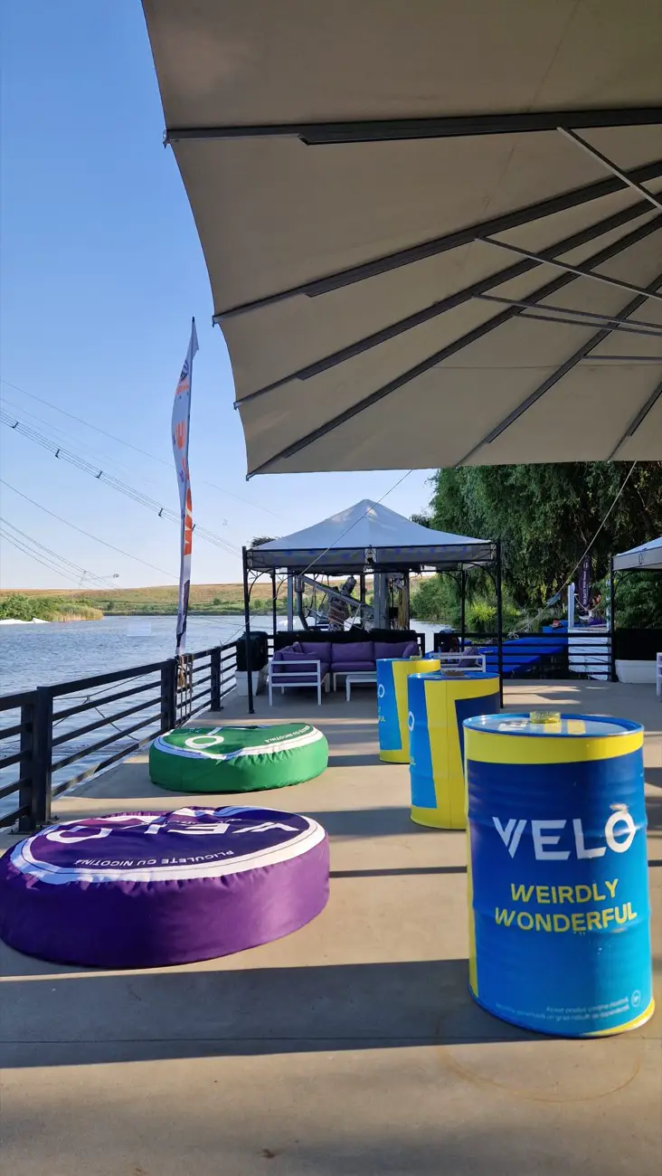 Wakepark A2Wake, vedere spre lac